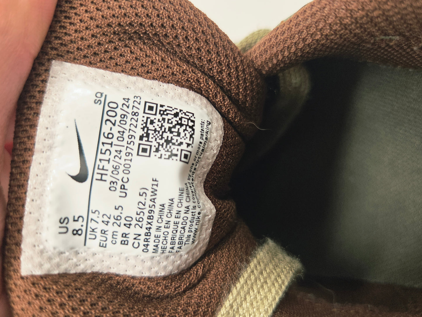 Nike Air Max 1 'Medium Olive/Cacao'