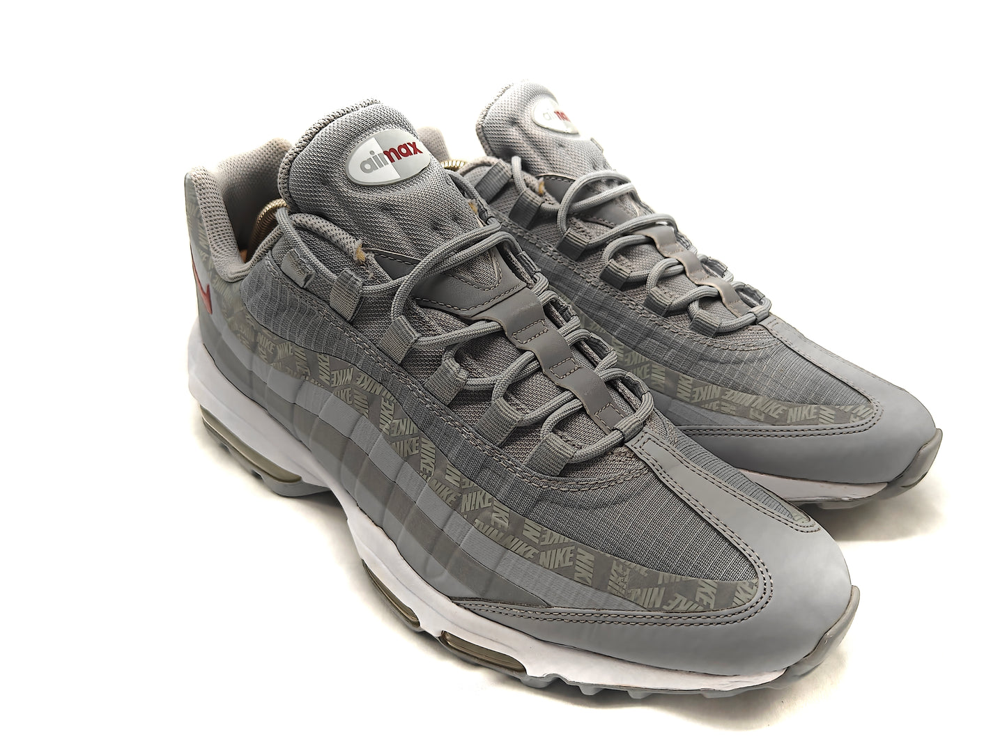 Nike Air Max 95 Ultra 'Wolf Grey/Red Crush'