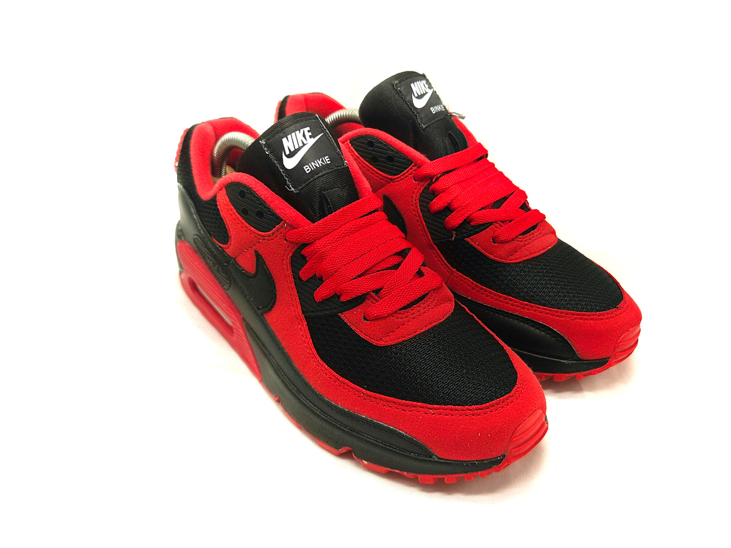Nike Air Max 90 ID 'Black/Habanero Red'