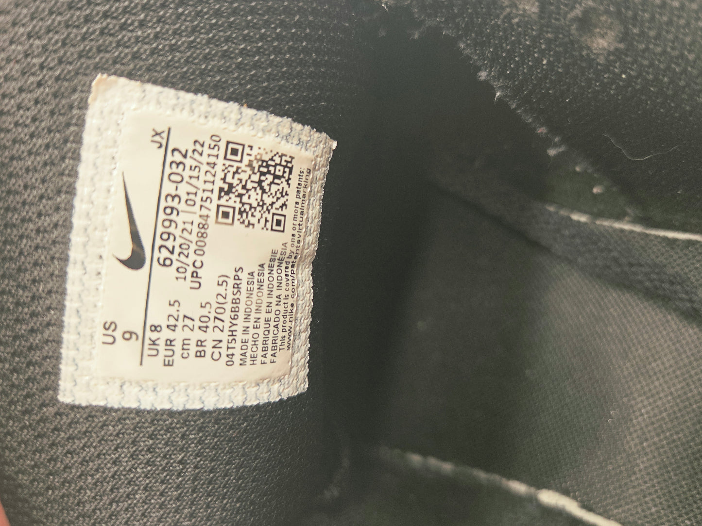 Nike Air Max Command 'Black/White'