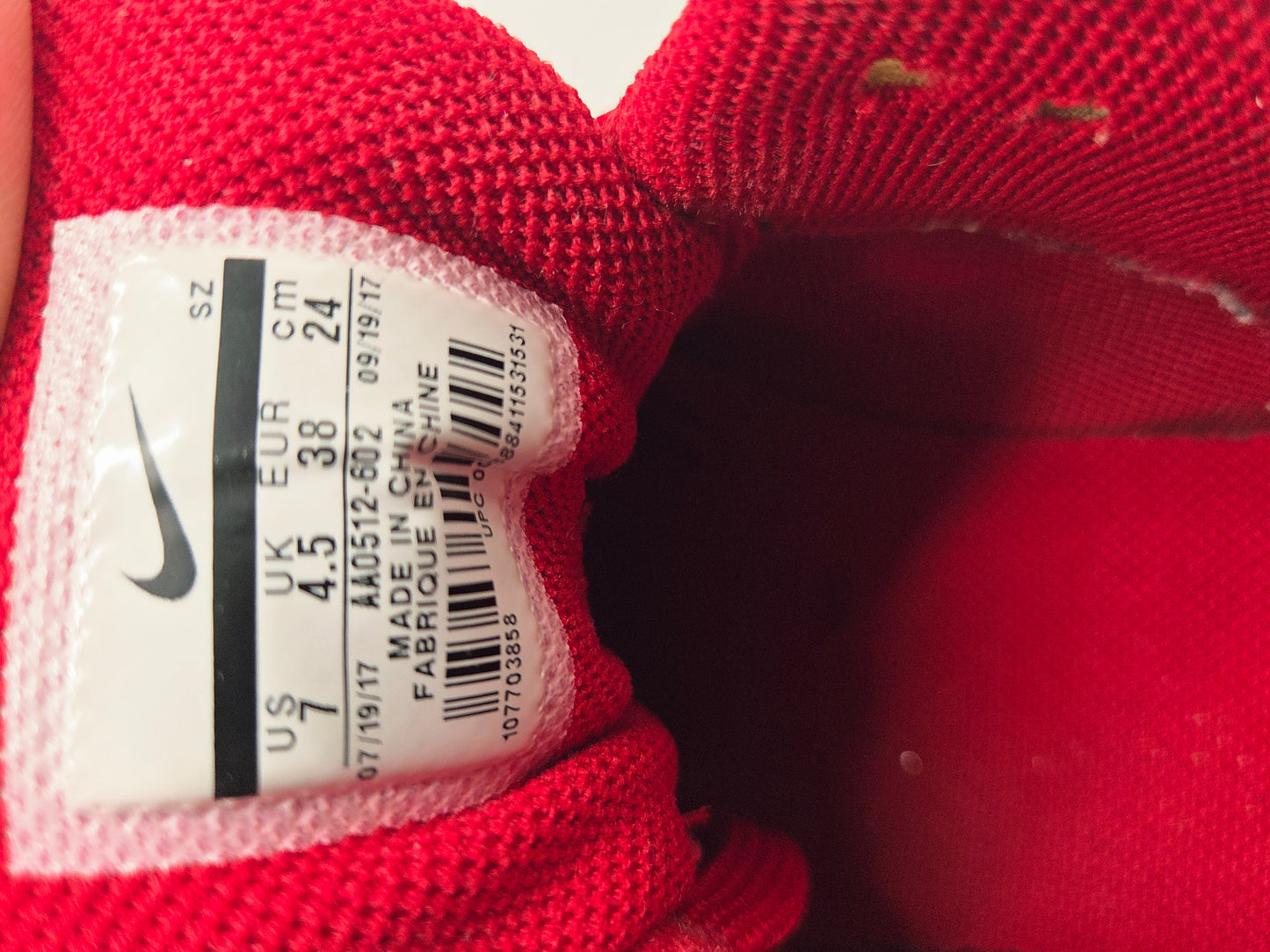 Nike Air Max 1 Jewel 'Gym Red'