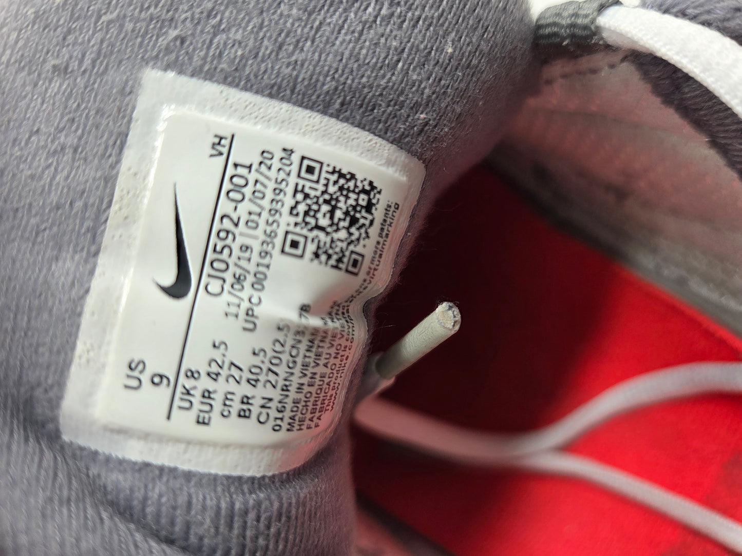 Nike Air Max 98 'Vast Grey/Habanero Red'