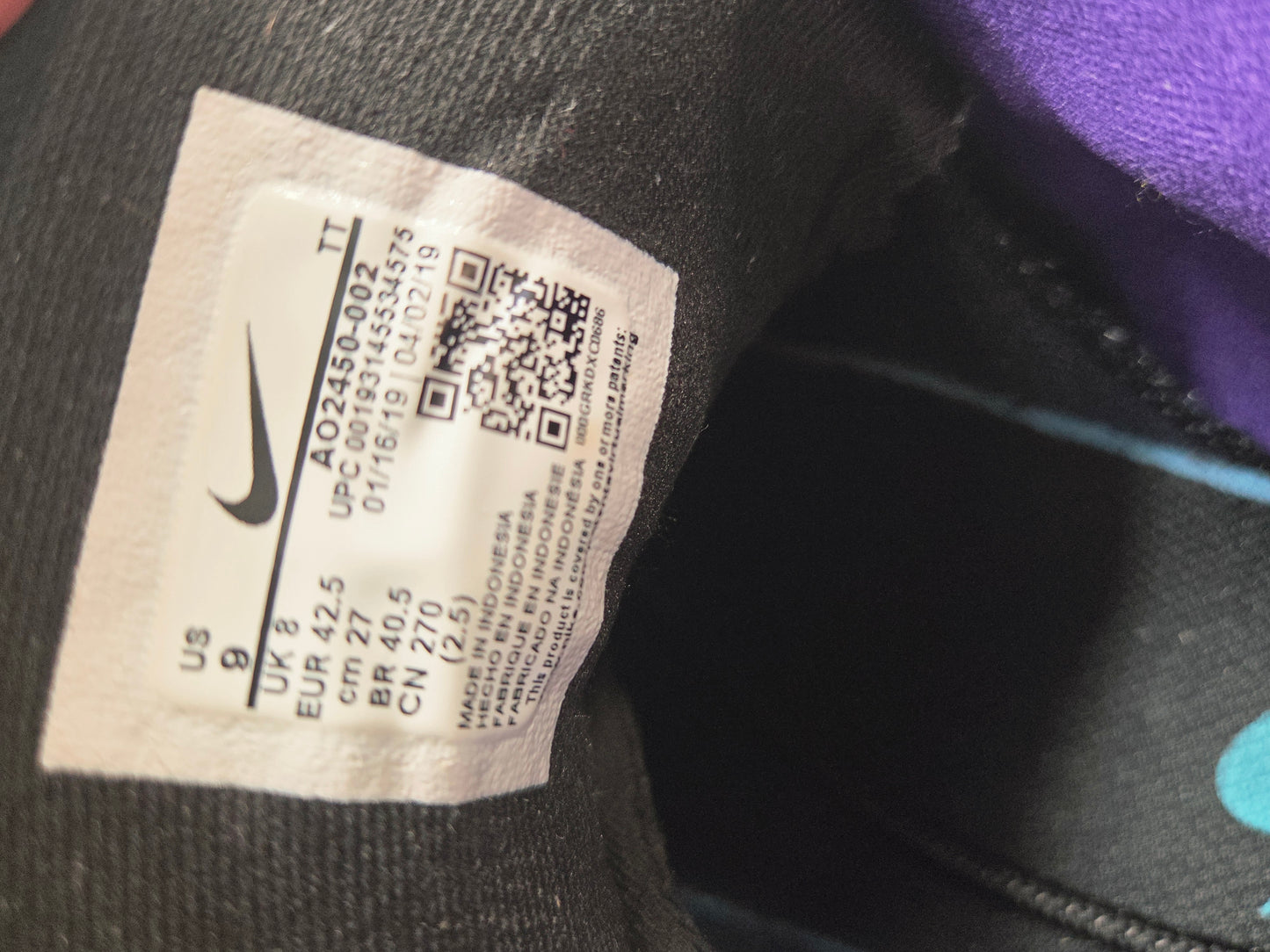 Nike Air Max 95 'Black Grape'